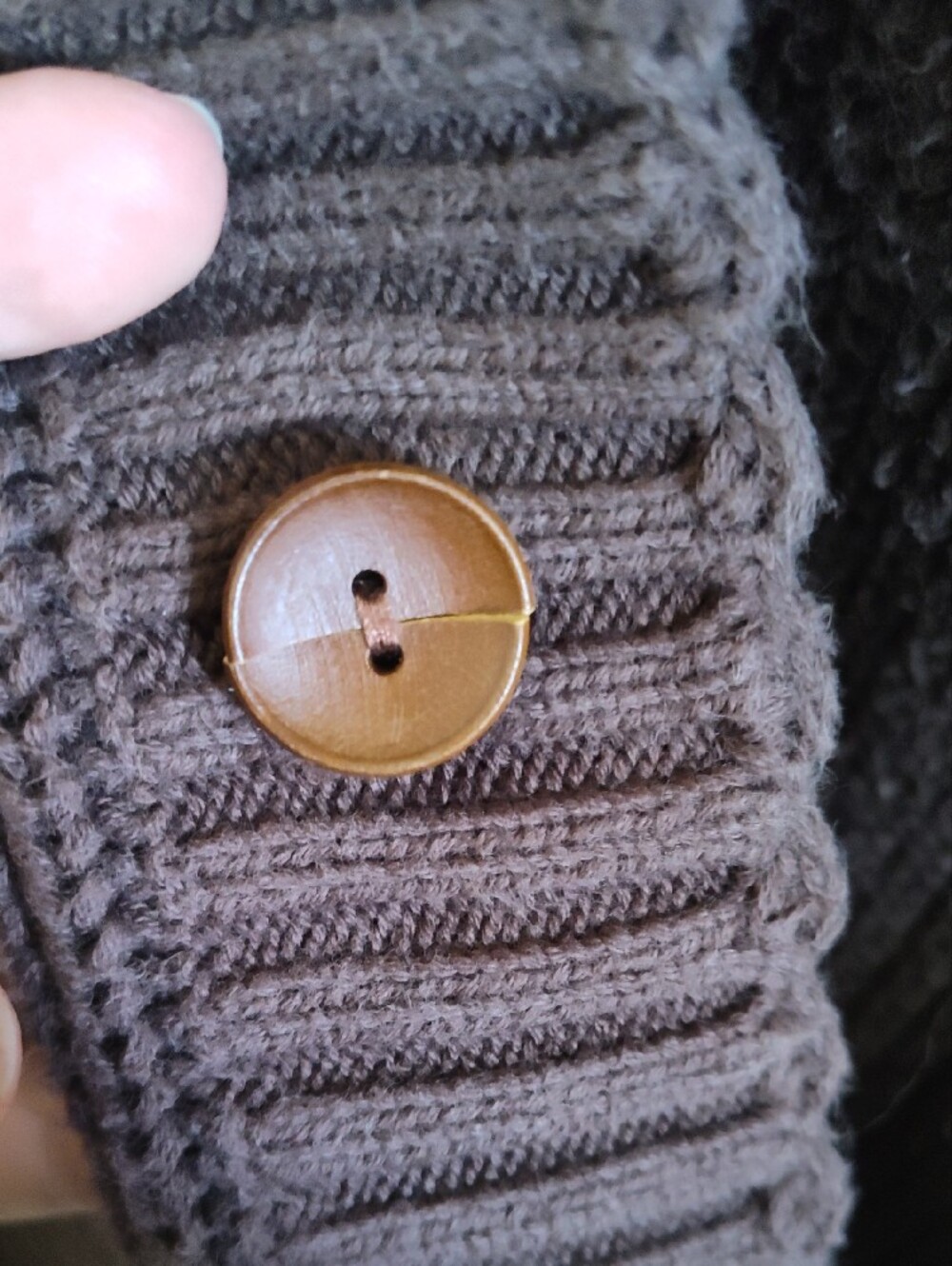 Neuflora Westlock Chocolate Cardigan - Picture 4 of 4